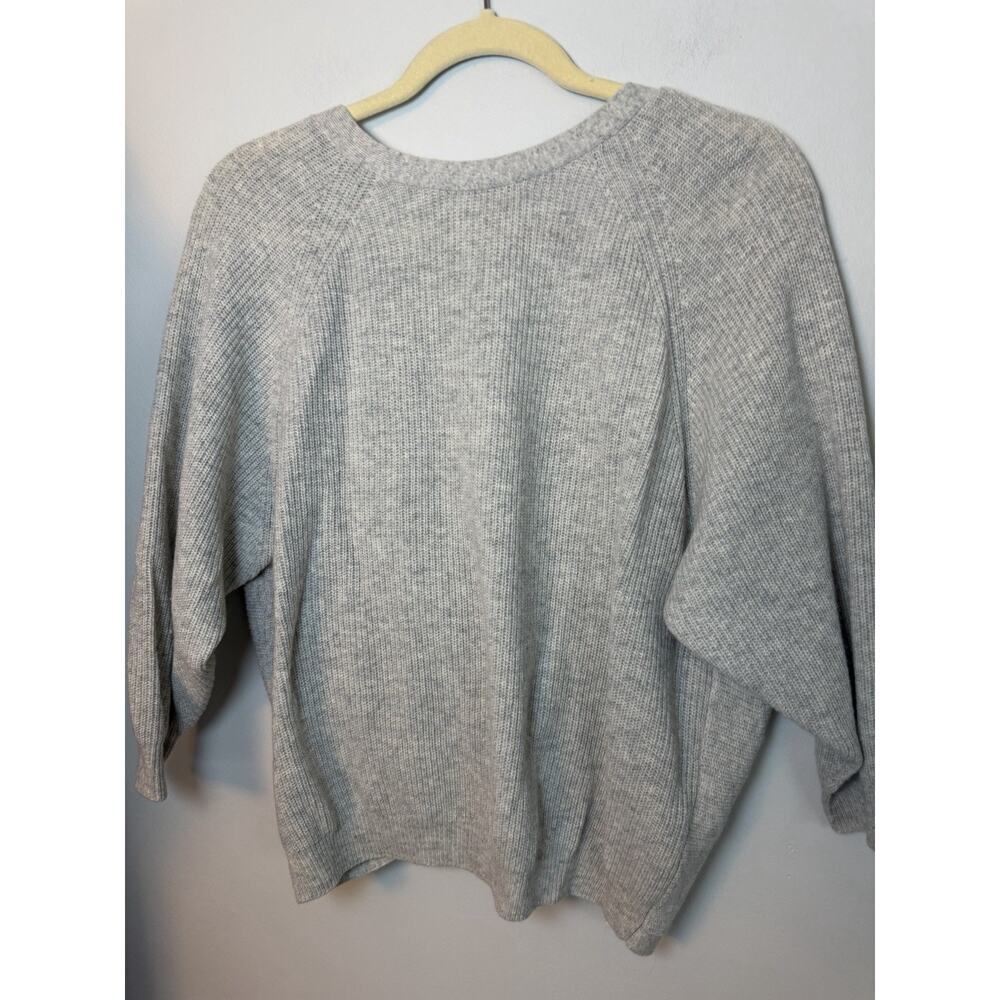 BASH 100% Cashmere Low Back Sweater Sz XS Grey READ
